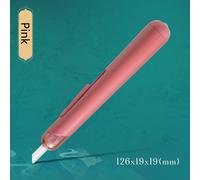 Deli-Couteau D'art À Lame Rétractable En Céramique,Couteau D'ouverture De Boîte,Mini Coupeur De Poche Kawaii,Fournitures D'art Pour Le Bureau - Type Df87 Pink