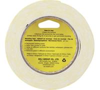 DELI D261502 Bande de montage (L x l) 5 m x 2.54 cm blanc