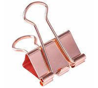 Deli Lot De 3 Boîtes 12 Pinces À Clip Métal Rose Gold 25mm