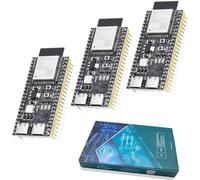 DELI-Lot De 3 Cartes De Développement Pour Esp32 S3 Devkitc 1 N16R8 Pour Esp32 S3 Wroom1 N16R8 Wifi Bluetooth 5.0 Mesh Cartes De Développement [Broches Sont Soudées]