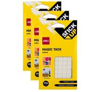 Deli Lot De 3 Pâtes Repositionnable Magique 35g Plaque 100 X 600 Mm - Carrés 1x1 Cm