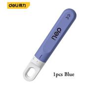 Deli-Mini Couteau Utilitaire,Petit Ouvre-Boîte Rotatif,Déballage,Outil De Dieu,Coupe-Papier,Main Pour L'école,Le Bureau,La Maison - Type Blue 1pcs