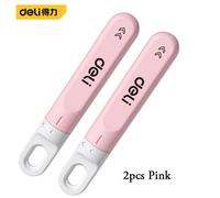 Deli-Mini Couteau Utilitaire,Petit Ouvre-Boîte Rotatif,Déballage,Outil De Dieu,Coupe-Papier,Main Pour L'école,Le Bureau,La Maison - Type Pink 2pcs