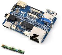 DELI-Nano Base Board (B) For Raspberry Pi Cm5 Compact Compute Module 5 Base Board Same Size As Cm5 Multi-Interface Design Ideal For Evaluation & Integration