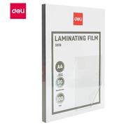 Deli Sachets de laminage, fournitures de protection de documents, format lettre, transparent, lot de 1