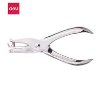 Deli Single Hole Punch, Office Paper Tool, Silver, 1-Pack