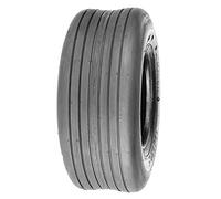 DELI TIRE S-317, Bande de roulement à Nervures Droites, 4 PR, sans Chambre à air, Pneu de pelouse et de Jardin 11x4.00-5