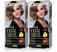 Delia Cameleo Crème colorante permanente avec oméga Plus Noisette 7,3 (Lot de 2)