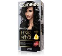 Delia Cameleo Kit de coloration permanente pour cheveux avec oméga + - 1.0 Black (0578) D/01
