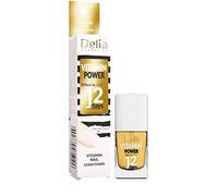 Delia Cosmetics - Après-shampoing Vitamine - Réparation des ongles fragiles et cassants - Reconstruit, Nourris, Lisse et Brillant - Vitamine C, E - Résultat en 12 jours - Formule à séchage rapide - 11 ml