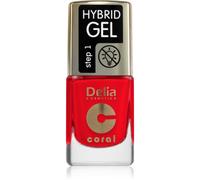 Delia Cosmetics Coral Hybrid Gel vernis à ongles gel sans lampe UV/LED teinte 125 11 ml