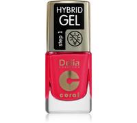 Delia Cosmetics Coral Nail Enamel Hybrid Gel vernis à ongles gel teinte 148 11 ml