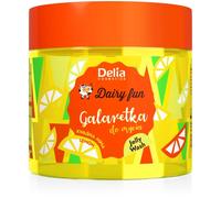 Delia Cosmetics - Dairy Fun - Gelée de citron pour le lavage du corps - Nettoie et rafraîchit - Peau parfumée et lisse - Parfum intense de citron tropical - Extraits naturels - 350 g..