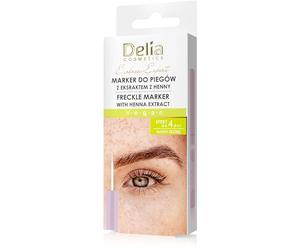 Delia Cosmetics Freckle Marker - Facile à utiliser - Précis - Formule végétalienne - Look naturel - Tendances de maquillage - Tenue jusqu'à 4 jours - 4ml