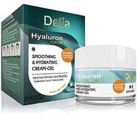 Delia Cosmetics - Hyaluron Fusion - Gel crème jour et nuit - Lissage et hydratant - Élasticité, amélioration de la fermeté - Pour peaux sèches et sensibles - Ingrédients actifs - 50 ml