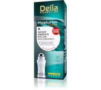 Delia Cosmetics - Hyaluron Fusion - Roll-On Lifting Contour des yeux - Complexe raffermissant immédiat sous les yeux - pour les cernes et les pattes d'oie - aspect plus clair et plus lisse - 15 ml