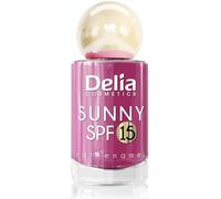 Delia Cosmetics - Sunny SPF 15 - Vernis à ongles 04 - Protection UV, formule de renforcement 2 en 1, séchage rapide, haute brillance, tenue jusqu'à 7 jours - 11 ml
