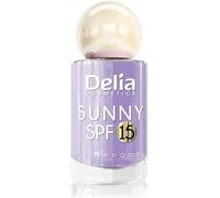 Delia Cosmetics - Sunny SPF 15 - Vernis à ongles 05 - Protection UV, formule de renforcement 2 en 1, séchage rapide, haute brillance, tenue jusqu'à 7 jours - 11 ml