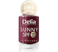Delia Cosmetics - Sunny SPF 15 - Vernis à ongles 09 - Protection UV, formule de renforcement 2 en 1, séchage rapide, haute brillance, tenue jusqu'à 7 jours - 11 ml