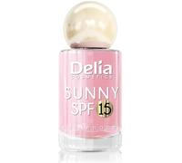 Delia Cosmetics - Sunny SPF 15 - Vernis à ongles 12 - Protection UV, formule de renforcement 2 en 1, séchage rapide, haute brillance, tenue jusqu'à 7 jours - 11 ml