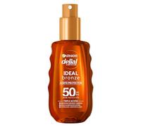 Delial Garnier Bronze Huile de soin SPF 50 pour un bronzage uniforme et éclatant 150 ml