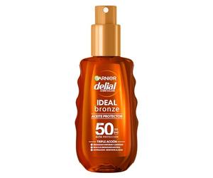 Delial Garnier Bronze Huile de soin SPF 50 pour un bronzage uniforme et éclatant 150 ml