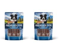 DeliBest Bâtonnets de Viande de Cheval de qualité supérieure - Friandise pour Chien avec ingrédients précieux - Facile à digérer - Forme Froide - Snack très Savoureux à Base de Viande fraîche