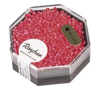 Delica-rocailles, 1,6 mm mat opaques, boîte, rouge classique, 6 g