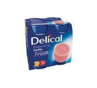 Delical Boisson HP HC Lactée Fraise 4x200ml