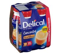 Delical Concentré Pêche-Abricot Solution(S) Buvable(S) 4x200 ml