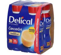 Delical Concentré Vanille Solution(S) Buvable(S) 4x200 ml