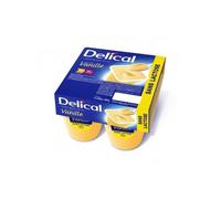 Delical Crème Dessert Hp HC Sans Lactose Vanille 4x200g