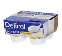 Delical Dessert lacté HPHC Le Brassé Saveur Citron Autre 4x200 g