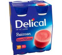 Parapharmacie > Compléments alimentaires > Compléments Alimentaires Minceur > Régimes et Substituts Delical Boisson HP/HC Lactée Saveur Fruits Rouges 4 x 200 ml - Régimes et Substituts - Pharmacie en
