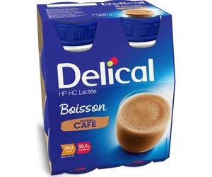 Delical HP HC Lactée Boisson Café 4x200ml