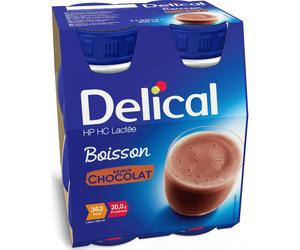Delical HP HC Lactée Boisson Chocolat 4x200ml