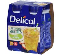 Delical Les Saveurs Fruitées - Pomme Boisson 4x200 ml