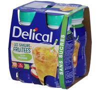 Delical Les Saveurs Fruitées Sans Sucres - Pomme Boisson 4x200 ml