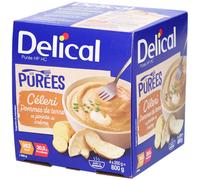 Delical Purée HP HC Céleri, Pommes De Terre et Pointe de Crème 4x200 g