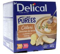 Delical Purée Hp Hc Food Céleri Pomme De Terre 4x200g