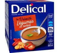 Delical Soupe HPHC Légumes Du Soleil 4x200ml