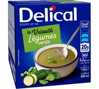 Delical Soupe HPHC Légumes Verts 4x200ml