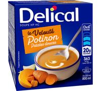 Delical Soupe HPHC Potiron Patate Douce Et Crème 4x200ml