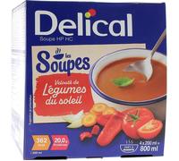 Delical Soupe Légumes du Soleil 4x200ml