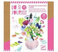 Delicat bouquet de fleurs papier a creer DJECO Do It Yourself Rose G
