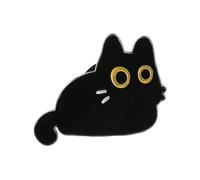 Delicate Animal Theme Metal Pin Stylish Miniature Cats Shaped Brooch Jewelry For Clothing Accessories Black Cats Accessory For Bags