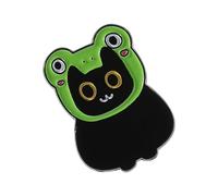 Delicate Animal Theme Metal Pin Stylish Miniature Cats Shaped Brooch Jewelry For Clothing Accessories Black Cats Accessory For Bags