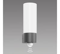 Délicate Applique D'extérieur Gray Avec Capteur anthracite, blanche