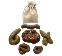 délicate, Jouet de Farce sans Danger pour Les , 6 pièces, Fausses crottes réalistes, Jouets Gag et blagues Pratiques, Portable et léger, pour Adolescents, Adultes, garçons, Filles, voyag