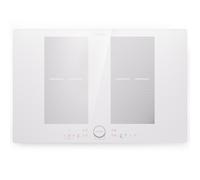 Delicatessa 77cm 2 Zones Flexibles Plaque à Induction 4 Feux Blanc